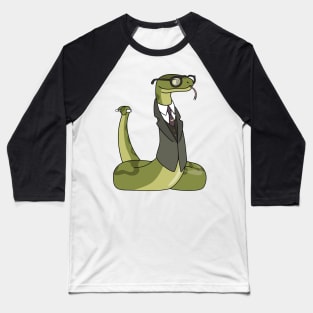 Educated Snake Baseball T-Shirt